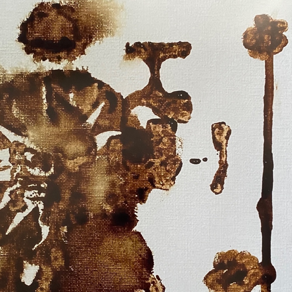Abstract Art unique Coffee Painting Print 16“X 20” Coffee decor - Picture 4 of 5
